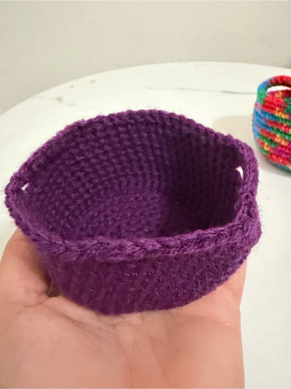 Crochet Mini Baskets - Picture 4 of 5
